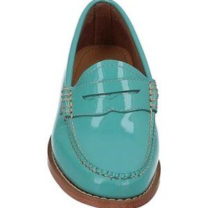 BASS Whitney Candy Weejuns Women Turquoise Green Loafer